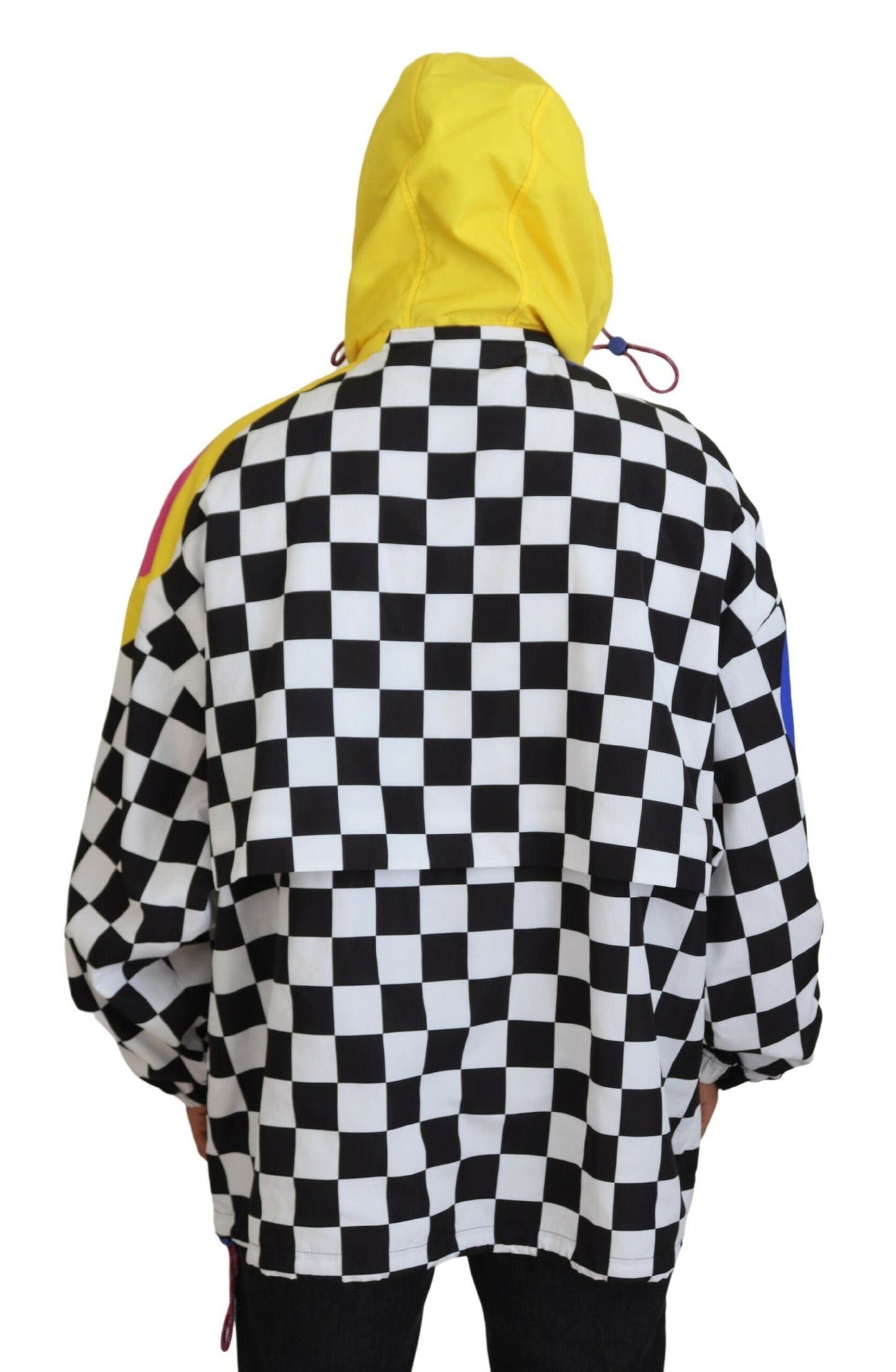 Dolce & Gabbana Multicolor Patterned DG Hooded Jacket