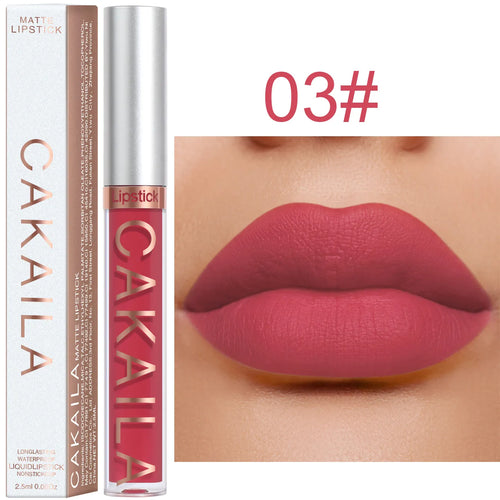 Waterproof Liquid Lipsticks Lip Makeup Matte Velvet Lipstick Lip Gloss