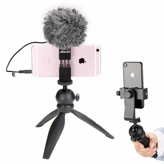 Phone Tripod Swivel Ball Head W Aluminum Phone